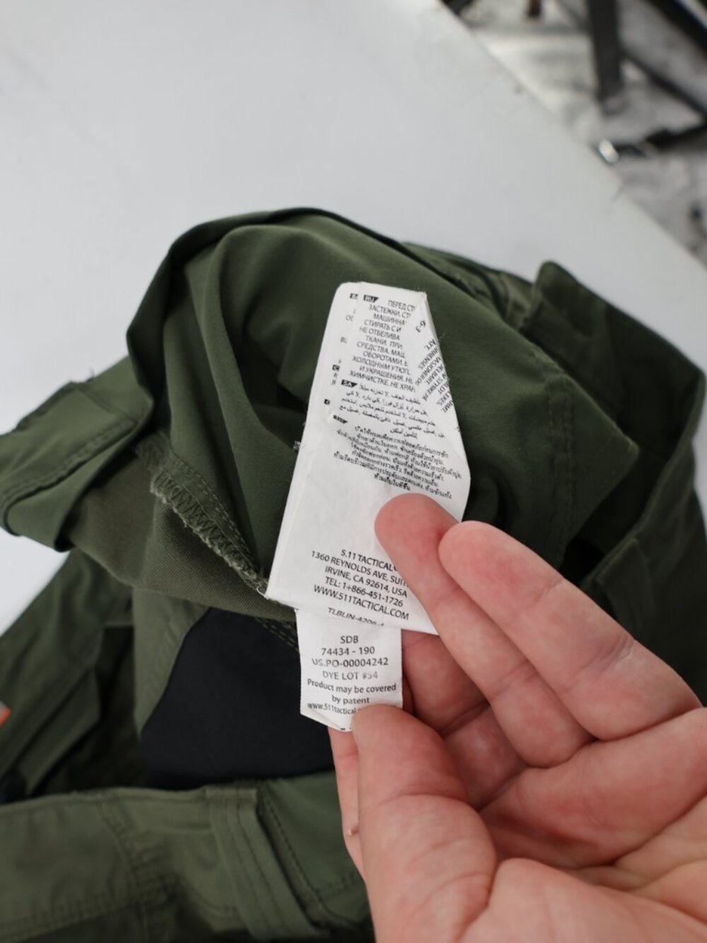 5.11 Tactical Pants Mens 40 Apex hiking range shooting Performance Cargo Pockets - Picture 8 of 13